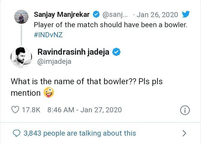 Six months later, Jadeja still didn't cease